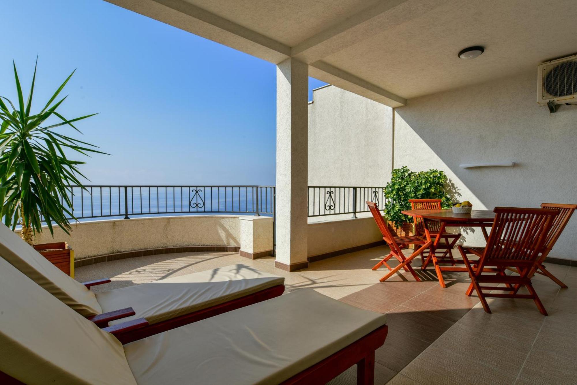Apartments Leut Sveti Stefan Kamer foto